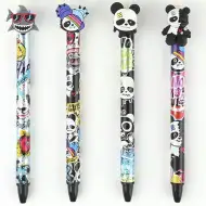 Nebulo: Penna gel cancellabile a scatto con motivo panda, disponibile in diverse varianti, 1 pezzo