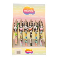 Nebulo: Penna gel cancellabile con pulsante e panda, assortita, 1 pezzo