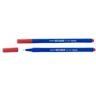 Nebulo: Pennarello a punta fine triangolare, colore rosso, 0,4 mm - 722-B