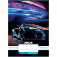 Nebulo: Quaderno a quadretti formato A/5 con motivo di auto neon, 27-32