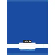 Nebulo: Quaderno a righe con punti metallici, colore blu oceano, formato A4, 81-32