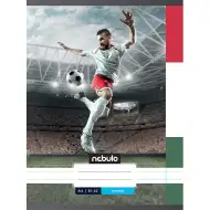 Nebulo: Quaderno a righe cucito con motivo “foci HUN” 81-32 formato A/4