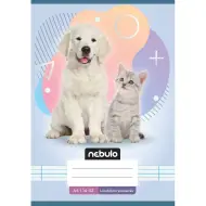 Nebulo: Quaderno a righe per la 1ª classe A5 14-32 con animali - Animali domestici