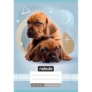 Nebulo: Quaderno a righe per la 2ª classe A5 16-32 con animali - Con cani