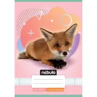 Nebulo: Quaderno a righe per la 3ª classe A5 12-32 con graffette - Animali - Volpe