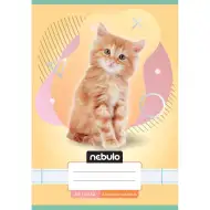 Nebulo: Quaderno a righe per la 3ª classe, formato A5, 12-32 pagine, con animali - con gattini