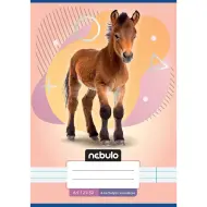 Nebulo: Quaderno a righe per la 4ª classe con motivo di cavalli A/5 21-32
