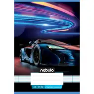 Nebulo: Quaderno a righe per la seconda classe, formato A5, 16-32 pagine, cucito, con motivo cool - Auto
