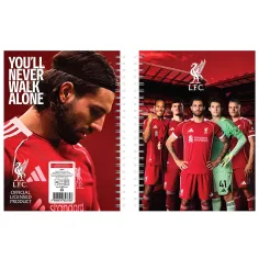 Nebulo: Quaderno a spirale Liverpool, rigato, 70 fogli, formato A5, 1 pezzo