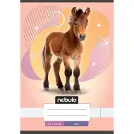 Nebulo: Quaderno cucito semplice A5 20-32 Animali - Cavalli