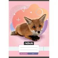 Nebulo: Quaderno cucito semplice A5 20-32 Animali - Con volpe