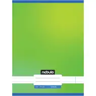Nebulo: Quaderno formato A/4 a righe, cucito, colore verde fresco, 81-32