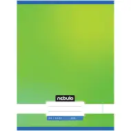 Nebulo: Quaderno liscio verde fresco, cucito, 80-32 fogli, formato A/4