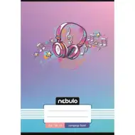 Nebulo: Quaderno musicale A5 36-16 con motivi femminili