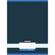 Nebulo: Quaderno spillato a quadretti, colore grafite blu, 87-32 A/4