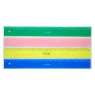 Nebulo: Righello colorato da 30 cm in diverse varianti di colore 1 pezzo