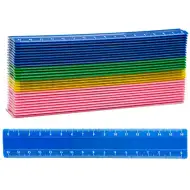 Nebulo: Righello in plastica in diversi colori 16 cm