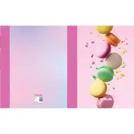 Nebulo: Scatola per quaderni formato A/4 con motivo Macaron