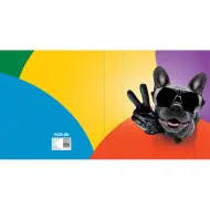 Nebulo: Scatola per quaderni formato A/5 Bulldog alla moda