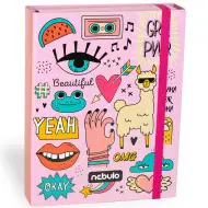 Nebulo: Scatola per quaderni formato A/5 girl power