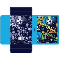 Nebulo: Scatola portadocumenti in cartone ondulato formato A/5 con tema calcio