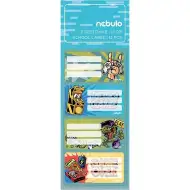Nebulo: Set di 12 etichette per quaderni con motivi da gamer