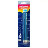 Nebulo: Set di 3 matite in grafite triangolari 2B