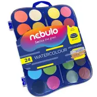Nebulo: Set di acquerelli con 24 colori