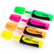 Nebulo: Set di evidenziatori neon 2-5mm, 4 pezzi