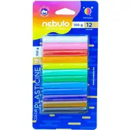 Nebulo: Set di paste modellabili colorate, 12 pezzi, 150g
