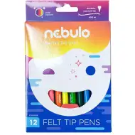 Nebulo: Set di pennarelli colorati a base dacqua, 12 pezzi