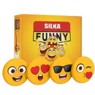 Nebulo: Silka gomma - con motivo smile, 1 pezzo