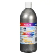 Nebulo: Tempera liquida color argento in bottiglia da 500 ml