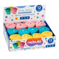 Nebulo: Temperamatite a serbatoio a due fori in diverse varianti