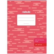 Nebulo: quaderno a quadretti rilegato con punti metallici 87-32 A4