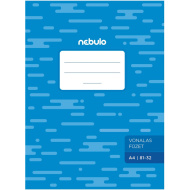 Nebulo: quaderno a righe rilegato a punto metallico 81-32 A/4