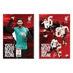 Nebulo: quaderno a spirale Liverpool, rigato, 60 fogli, formato A4, 1 pezzo immagine 3