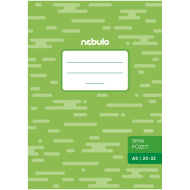 Nebulo: quaderno spillato senza righe 20-32 A5