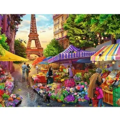 Negozio di fiori a Parigi puzzle premium da 1000 pezzi - Trefl immagine 2
