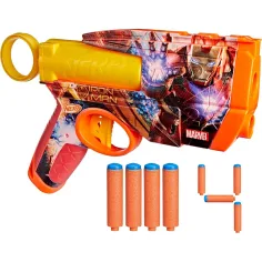 Nerf: Marvel Iron Man lanciatore di dardi in spugna - Hasbro immagine 2
