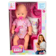 New Born Baby Bambola che fa pipì con accessori 38cm - Simba Toys