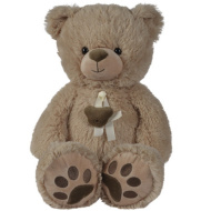 Nicotoy: orsetto di peluche marrone con nastro beige 55 cm - Simba Toys