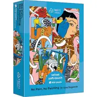 No pain, No painting puzzle da 500 pezzi con superficie vellutata - Trefl