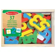 Numeri magnetici in legno set di giochi educativi con scatola di immagazzinaggio - Melissa &amp; Doug