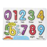 Numeri puzzle in legno con manopole - Melissa &amp; Doug