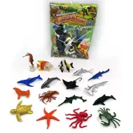 Pacchetto di figure di creature marine Animal World