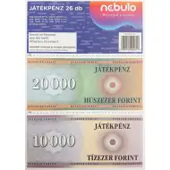 Pacchetto di soldi finti Nebulo con monete ritagliabili