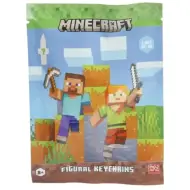 Pacchetto sorpresa portachiavi Minecraft 1 pezzo