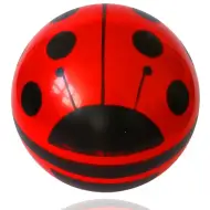 Palla con coccinelle con grande motivo 22 cm