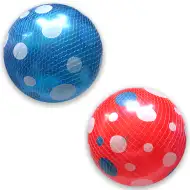 Palla di gomma a pois in diverse varianti 23 cm
